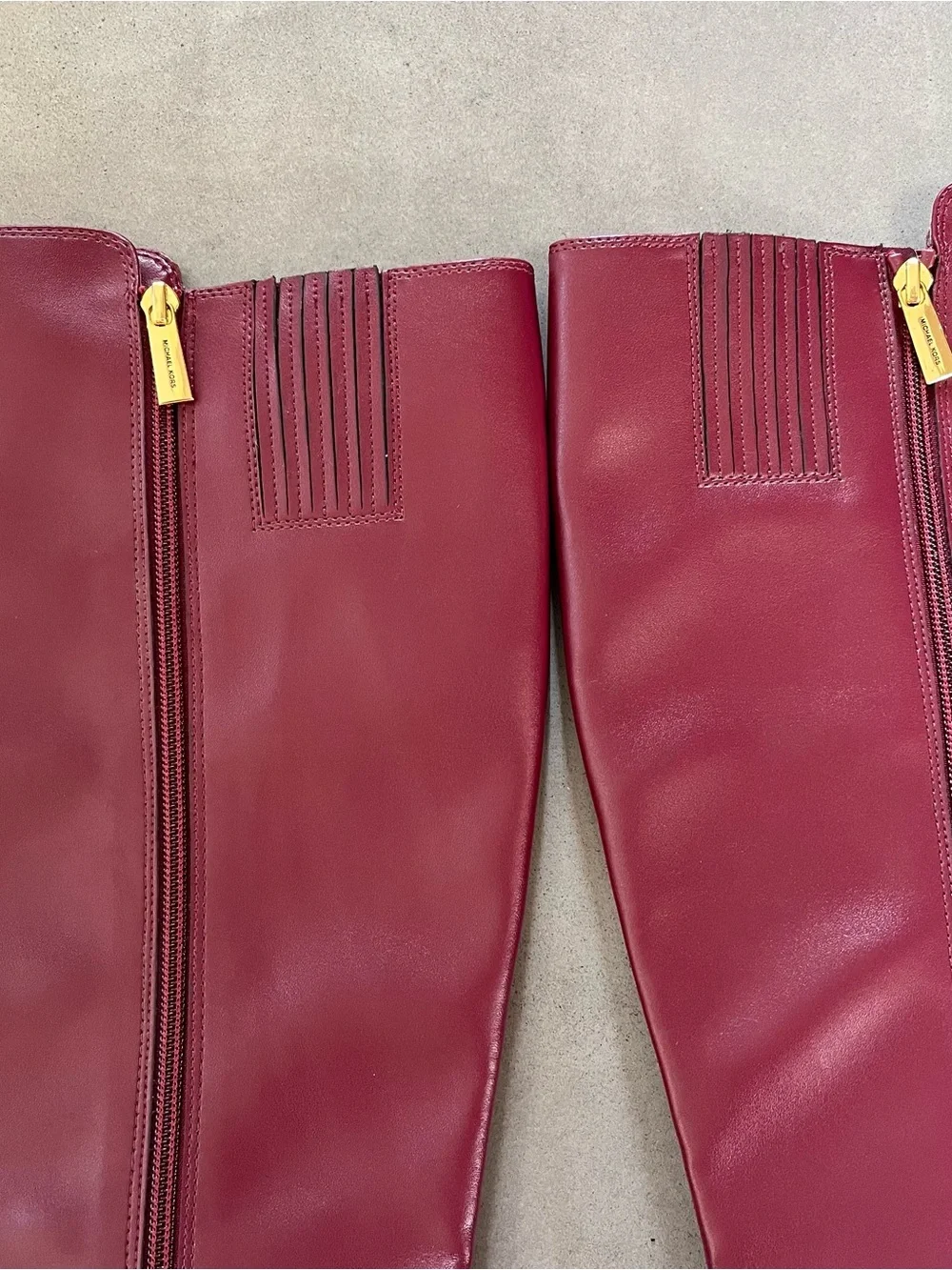 Michael Kors Carmen Riding Boots in the color Mulberry Size 11 - Picture 7 of 16
